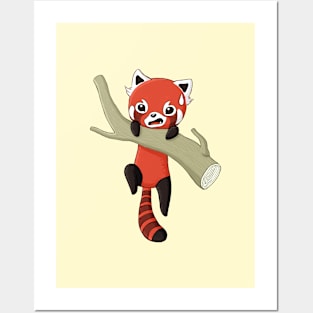 Red Panda Posters and Art